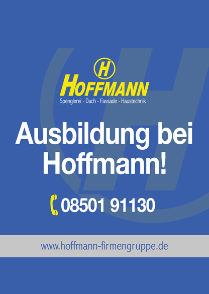 Ausbildung bei der Firmengruppe Hoffmann: Spengler m/w/d, Anlagenmechaniker m/w/d, Bürokauffrau m/w/d