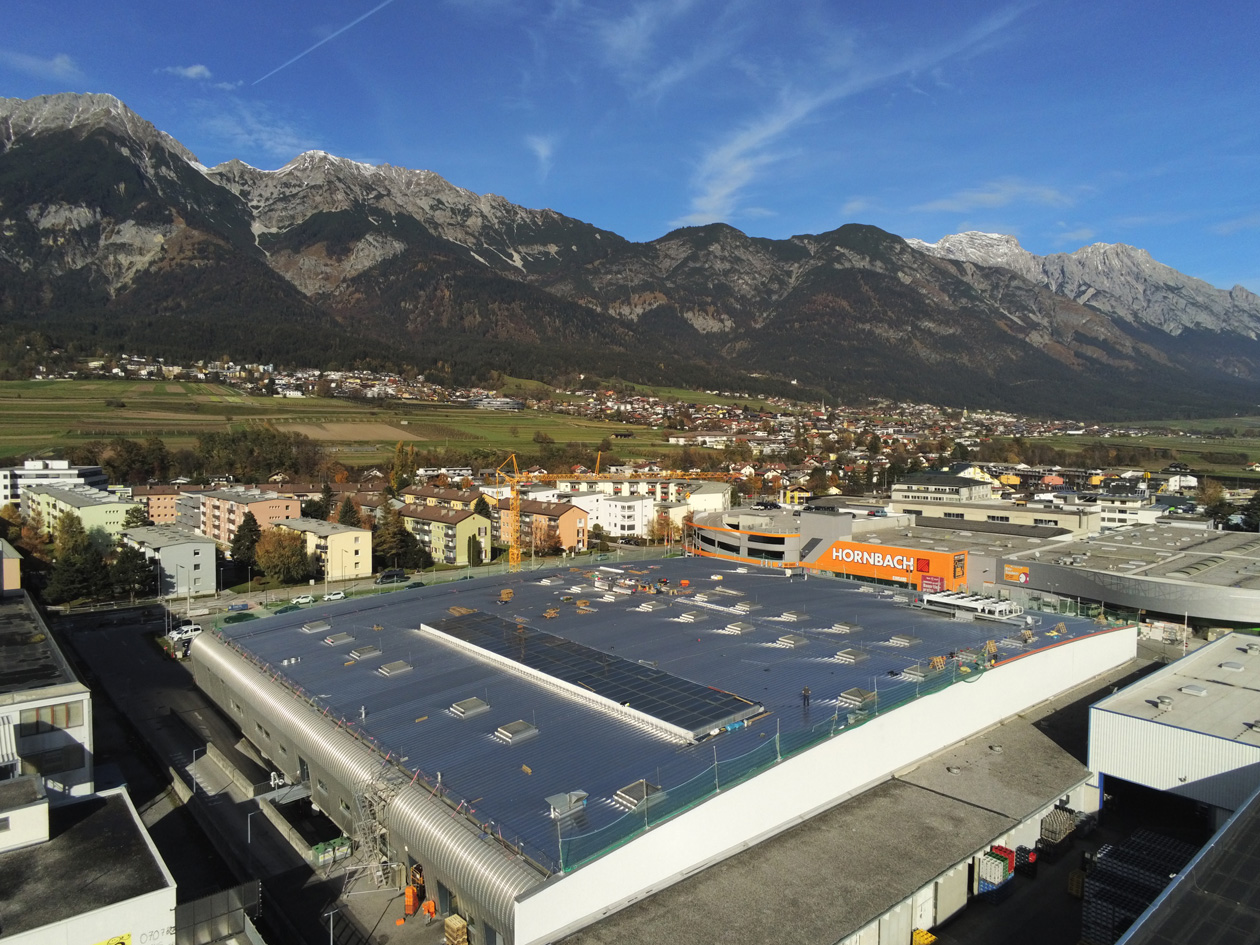 Großbaustelle in Innsbruck Hoffmann Firmengruppe 