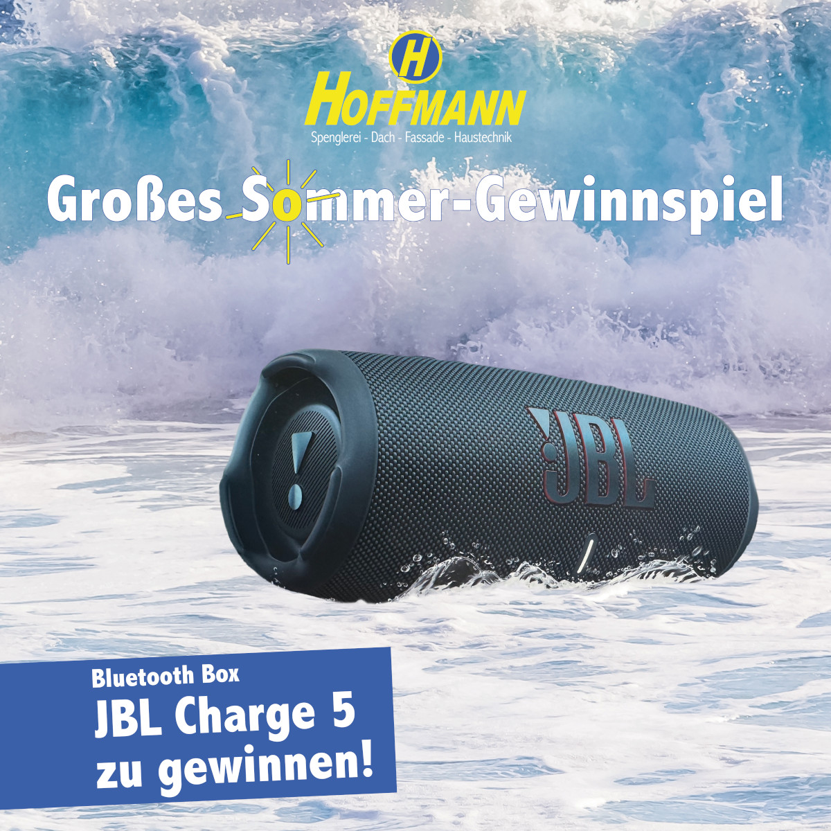 Das große Hoffmann Sommer-Gewinnspiel 2023 - JBL Charge 5 Bluetooth Lautsprecher